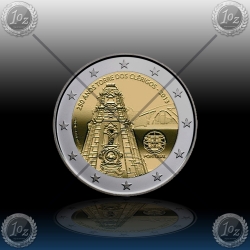 2 EVRO PORTUGALSKA "Clerigos Tower" 2013 2 EVRO PORTUGALSKA "Clerigos Tower" 2013